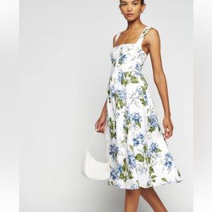 Reformation Tagliatelle Linen Dress  NWOT Riviera